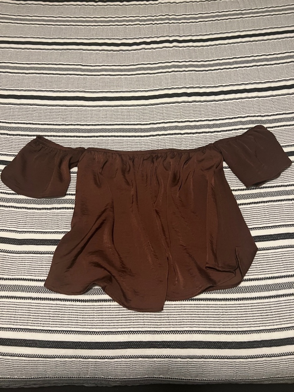 American Eagle Outfitters Off-Shoulder Puff Sleeve Top